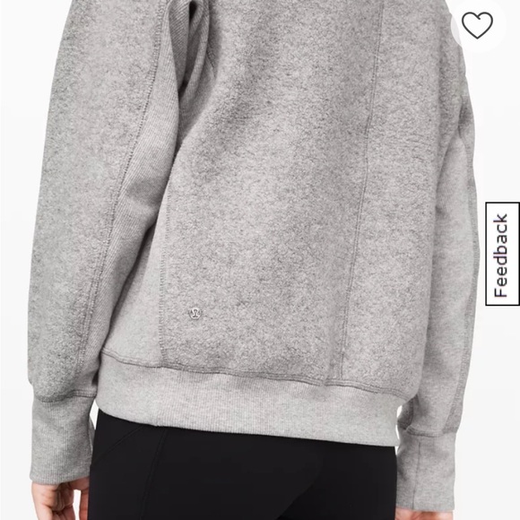 Lululemon Stand Out Sherpa 1/2 Zip Size 4 - Picture 4 of 4